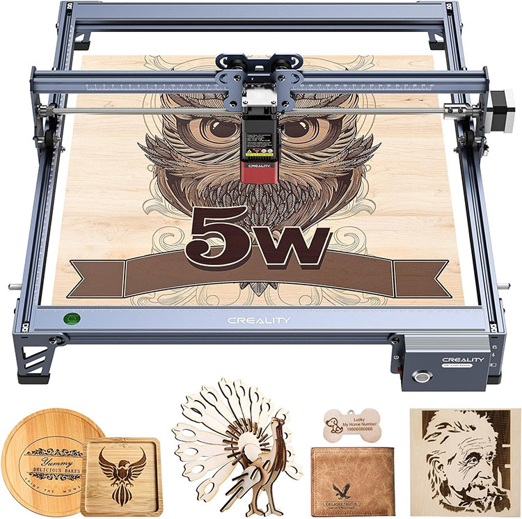 Grawer laserowy Falcon 5W i wydajna moc wyjściowa 72000mW